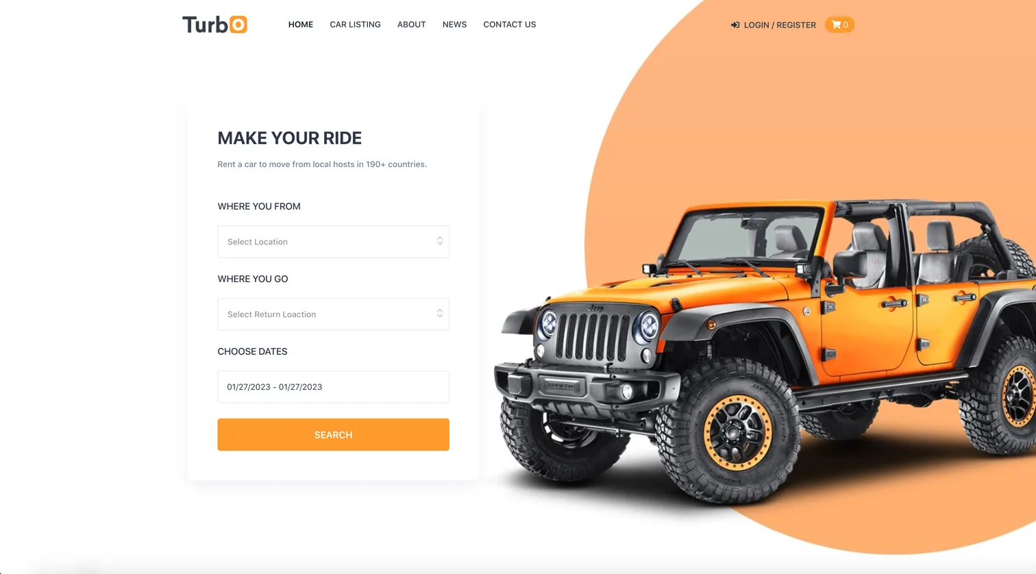 Turbo - WooCommerce Rental & Booking Theme
